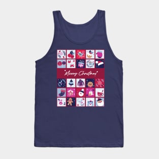 Cartoon Christmas Patterns For Kid | Christmas Gifts Ideas Tank Top